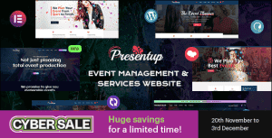 Presentup – Event Planner & Celebrations Management WordPress Theme