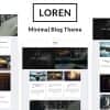 Loren – Personal Minimal WordPress Theme