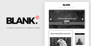 Blank | Gray-style Classic Tumblr Theme