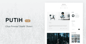 Putih | Clean Personal Tumblr Theme