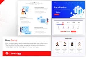 HostSavvy – Web Hosting Elementor Template Kit