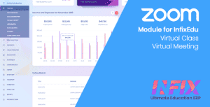 Zoom Live Class – InfixEdu Module