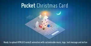Pocket Christmas Card – Animated Creative HTML5 Template