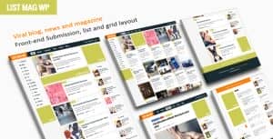 List Mag WP – A Responsive WordPress Blog Theme