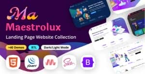 Maestrolux – HTML Landing Page Collection