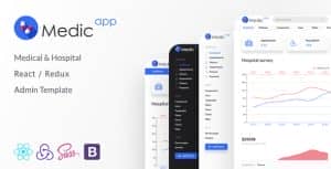 MedicApp – Medical & Hospital React admin template