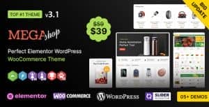 Mega Shop WP – Multipurpose Elementor WooCommerce Theme