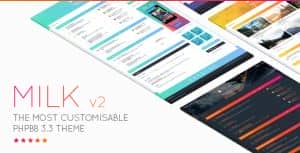 Milk – Multipurpose Responsive phpBB 3.3 Theme