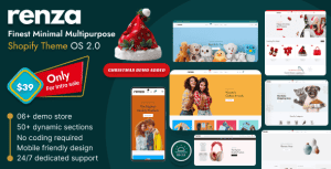 Renza – Minimal Multipurpose Shopify Theme OS 2.0