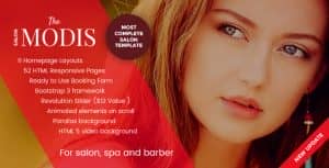 Modis – Salon, Spa & Barber Website Template