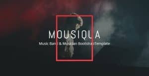 Mousiqua – Music Band Html Template