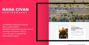 Naha Civan – Photography Portfolio Bootstrap 5 Template