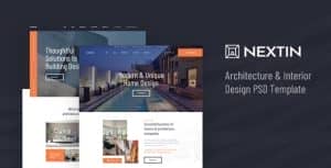 Nextin – Architecture & Interior Design PSD Template