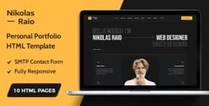 Nikolas Raio – Personal Portfolio Template