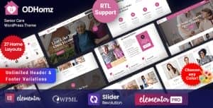 Odhomz – Elderly WordPress Theme