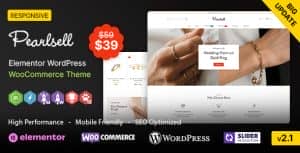 Pearlsell WP – Jewelry Elementor WooCommerce Theme