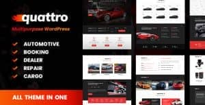 Quattro – Auto Booking WordPress Theme
