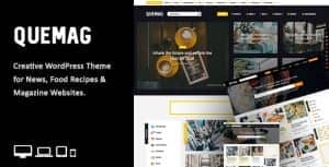 Quemag – Creative WordPress Theme for Bloggers