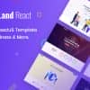 Saasland – MultiPurpose React Template For Startup Business