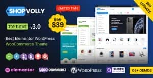 ShopVolly WP – Multipurpose Elementor WooCommerce Theme