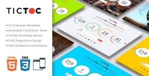 TICTOC – Coming Soon Countdown Template