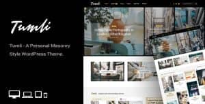 Tumli – A Personal Masonry Style WordPress Theme