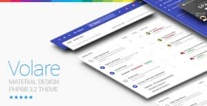 Volare – Material Design phpBB 3.3 Theme