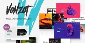 Vonzot – Music Oriented WooCommerce Theme