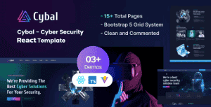 Cybal – Cyber Security React js Template