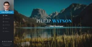 Watson – Resume CV Portfolio