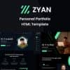 Zyan – Personal Portfolio HTML Template + RTL