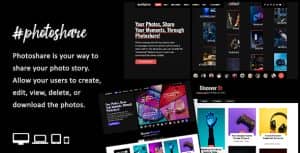 Photoshare – Blog Story & Photos Download WordPress Theme