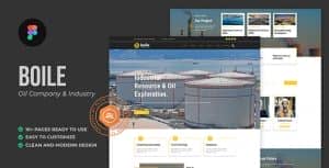 Boile – Oil Company & Industry Figma Template
