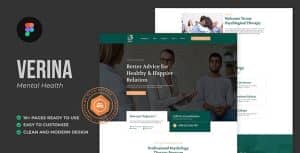 Verina – Mental Health Figma Template