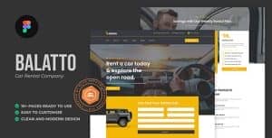 Balatto – Car Rental Company Figma Template