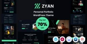Zyan – Personal Portfolio WordPress Theme