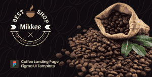 Mikkee – Coffee Landing Page HTML Template