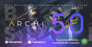 Archi – Interior Design & Multipurpose Elementor WordPress Theme