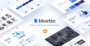 Bluetec – Saas, IT Software, Startup and Coworking Website Template