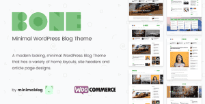 Bone – Minimal & Clean WordPress Blog Theme