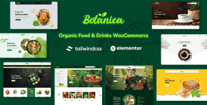 Botanica – Food & Drinks Tailwind CSS WooCommerce Theme