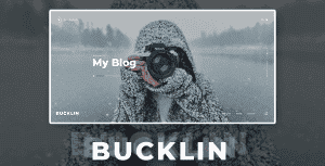 Bucklin – Creative Personal Blog HTML Template