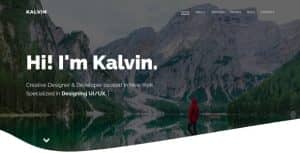 Kalvin – Personal Portfolio Template