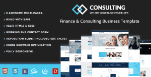 Consulting – Finance HTML Template