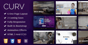 CURV: One Page Multipurpose Parallax