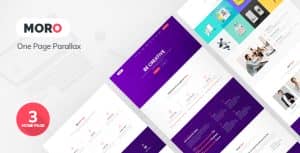 Moro – One Page Parallax