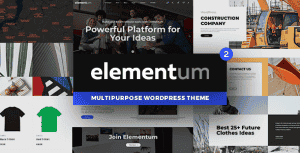 Elementum – MultiPurpose High-Perfomance WP Theme