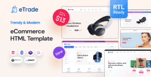 eTrade – eCommerce html Template