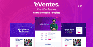 Eventes – Conference and Event HTML Template