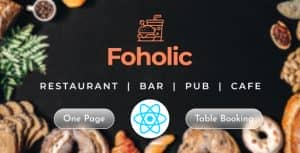 Restaurant & Cafe Food React Template – Foholic Food
